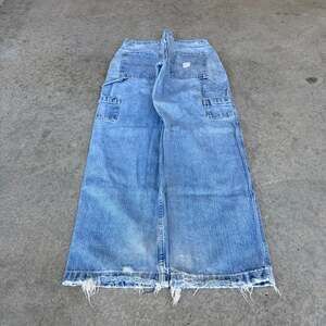 Vintage Y2K Baggy Faded Glory Carpenter 
 Denim Skater Utility Style Jeans
